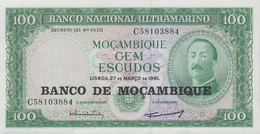 Mocambique  Mosambik 100 Escudos, 1961 C58103884 - Mozambique