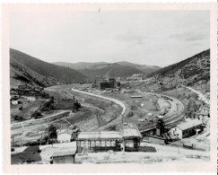 ""30-Gard-La Grand Combe-Mines-Construction Centrale Du Fesc-Puits Oules  Très Belle Photo 24cm X 17,5cm Dentelée (1948) - La Grand-Combe