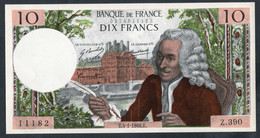 Grand Billet Neuf (10Fr Voltaire) Specimen à Usage Publicitaire - Années 60 - School Bank Note - Ficción & Especímenes