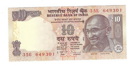 * India 10 Rupees 1996   89 Sig 89   Unc - Indien