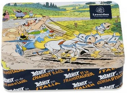 Boîte Collector Léonidas - Astérix / Obélix / Idéfix / Panoramix - Course De Chars / Wagenrennen / Chariot Race - Boîtes