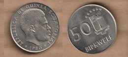 GUINEA  ECUATORIAL  50 Bipkwele 1980  Copper-nickel • 6.38 G • ⌀ 25 Mm KM# 53 - Guinea Equatoriale