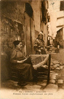 Ajaccio * Femmes Corses Confectionnant Des Filets * Rue Ruelle - Ajaccio