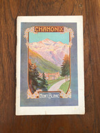 Chamonix Mont Blanc * Livret Touristique Illustré Publicitaire Ancien - Chamonix-Mont-Blanc