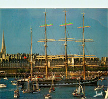 St Malo * Bateau Voilier Quatre Mâts KRUZENSTERN * Navire école Soviétique * Plus Grand Voilier Du Monde - Saint Malo