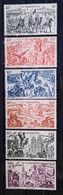 France Grandes Séries Coloniales 1946 Tchad Au Rhin Nouvelle Calédonie PA 55/60 **TB Cote 21€ - 1946 Tchad Au Rhin