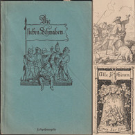 Allemagne 1942. Livre De Franchise Militaire. Les 7 Souabes. Arbres, Cochons, Chiens, Râteau, Lièvre Ou Lapin... - Conejos