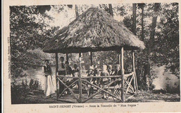 SAINT-BENOIT. - Sous La Tonnelle De " Mon Repos". Carte RARE - Saint Benoît