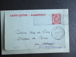 715 - Klein Staatswapen - PWS - Carte-Lettre/Kaartbrief - Stempel Melreux-Hotton - Covers & Documents