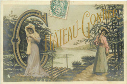 Château Gontier * Souvenir Du Village * Art Nouveau Jugenstil - Chateau Gontier