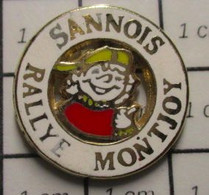 1718c Pin's Pins / Beau Et Rare / THEME : AUTRES / RALLYE SANNOIS MONTJOY - Rallye