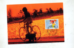 Carte Maximum 1983 Fedration Cyclisme Theme Velo Chien - Cartas Máxima