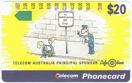 AUSTRALIA C-142 Magnetic Telecom - Cartoon - Used - Australia