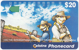 AUSTRALIA C-155 Magnetic Telstra - Cartoon - Used - Australia