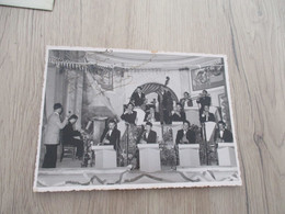 Photo Originale Dédicacée Bonnafous Photo  Pézenas Orchestre Jazz 17.5 X 13 - Signed Photographs