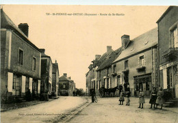 St Pierre Sur Orthe * La Route De St Martin * Café Du Commerce * Attelage - Sonstige & Ohne Zuordnung