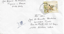 Portugal , 1990 , WWF Açores , Azores , Priolo , Pyrrhula Murina , Fronteira Postmark - Lettres & Documents