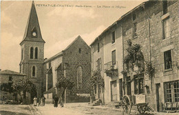 Peyrat Le Château * La Place Et L'église Du Village - Otros & Sin Clasificación