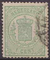 Nederland 1869 NVPH Nr 15 Gestempeld/used Rijkswapen, Coat Of Arms, Blason - Used Stamps