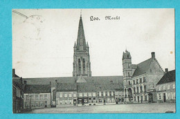 * Lo Reninge - Loo Reninghe (West Vlaanderen) * (Ed. G. Gyselinck, Avelgem) Markt, Grand'Place, église, Kerk, Church - Lo-Reninge