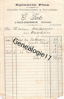 86 1809 L ISLE JOURDAIN L'isle VIENNE 1920 Epicerie G. FORT Graines Fourrageres DEST Maisonnier - 1900 – 1949