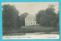 * Lotenhulle - Lootenhulle (Aalter - Oost Vlaanderen) * (J. De Ram) Zicht Op Den Hof Van Het Kasteel, Chateau, Unique - Aalter