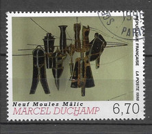 Timbres Neufs France Avec Oblitération Philatélique,1998, N°3197 Yt, Oeuvre De Marcel Duchamp - Usados