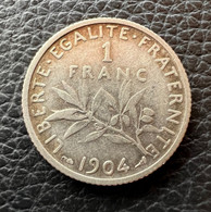 1f 1904 Argent Semeuse - H. 1 Franc