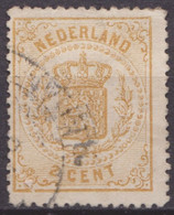 Nederland 1869 NVPH Nr 17 Gestempeld/used Rijkswapen, Coat Of Arms, Blason - Used Stamps