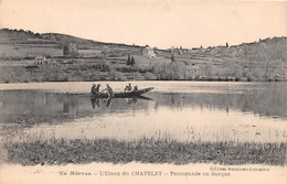 En Morvan L Etang Du Chatelet Promenade En Barque 18(scan Recto-verso) MA1329 - Sonstige Gemeinden