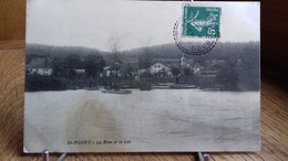 CPA   SAINT-POINT  -  La Rive Et Le Lac  (1910).animée , Barque......(S21-22) - Other Municipalities