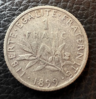 1f 1899 Argent Semeuse - H. 1 Franc