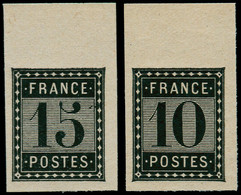 ** FRANCE - Poste - Essai De L'Imprimerie Nationale: 10c. + 15c. Bdf (Spink) - 1871-1875 Cérès