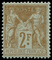 * FRANCE - Poste - 105, Frais: 2f. Bistre - 1898-1900 Sage (Type III)