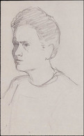 MAQ FRANCE - Poste - 492, Maquette Au Crayon, Portrait De Marie Curie Par Delzers (joint La Lettre De Mission Par Le Min - Ungebraucht
