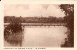 3I4 --- 62 Panorama De La Ville D'ARDRES - Vue Prise Du Lac - Ardres