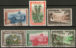 BRASIL – BRAZIL Serie NO Completa X 6 Sellos TURISMO = CATARATAS IGUAZÚ Año 1938 – Valorizada En Catálogo € 37.30 - Andere & Zonder Classificatie