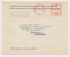 Meter Cover Belgium 1953 BENELUX - Benelux Customs Union - Comunità Europea