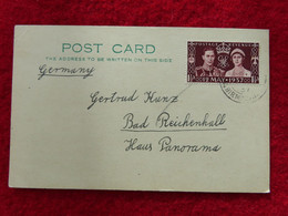 Grossbritannien, Postkarte Gelaufen 11. 8. 1937 (Nr.3844) - Briefe U. Dokumente