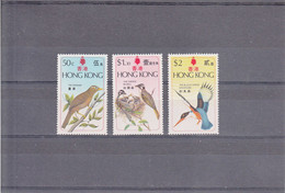 HONG KONG  1975  OISEAUX  N° 300/302  NEUFS  XX - Neufs