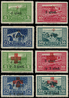 * ALBANIE - Poste - 136/43, Complet 8 Valeurs: Croix-Rouge - Albanien