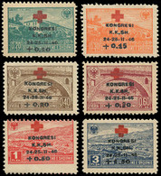 * ALBANIE - Poste - 341/46, Complet: Croix-Rouge 1946 - Albanien