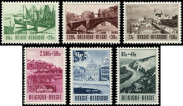 ** BELGIQUE - Poste - 918/23, Tourisme 1953 - Sonstige & Ohne Zuordnung