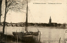 Libourne * Les Bords De La Dordogne * Bateau - Libourne