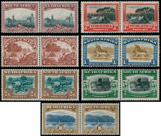 * AFRIQUE SUD - Poste - 24/37, Série Complète De 7 Paires Horizontales - Neue Republik (1886-1887)