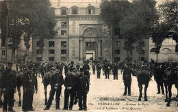 N°93285 -cpa Versailles -11è D'artillerie -petit Quartier- - Regiments