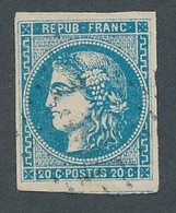 FC-3: FRANCE: Lot Avec N°46A Obl  (margé) - 1870 Uitgave Van Bordeaux