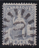 Barbados  .    SG   .  74x    .   Wmk  Crown CC   .  1875-81   .   O   .   Cancellation  10 - St. Peter - Barbados (...-1966)