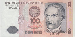 Peru - 100 Cien Intis - 1987 UNC. - Peru