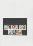 Cuba 1999 - (YT)  3789-90-91-92-94  Used  "Musiciens Cubains" - Oblitérés